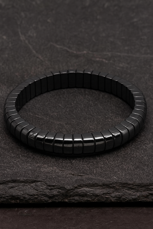 ZANMATO HEMATITE NATURAL STONE MEN’S BRACELET