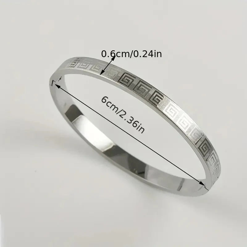 MEN'S AND WOMEN'S FASHION STAINLESS STEEL BRACELET