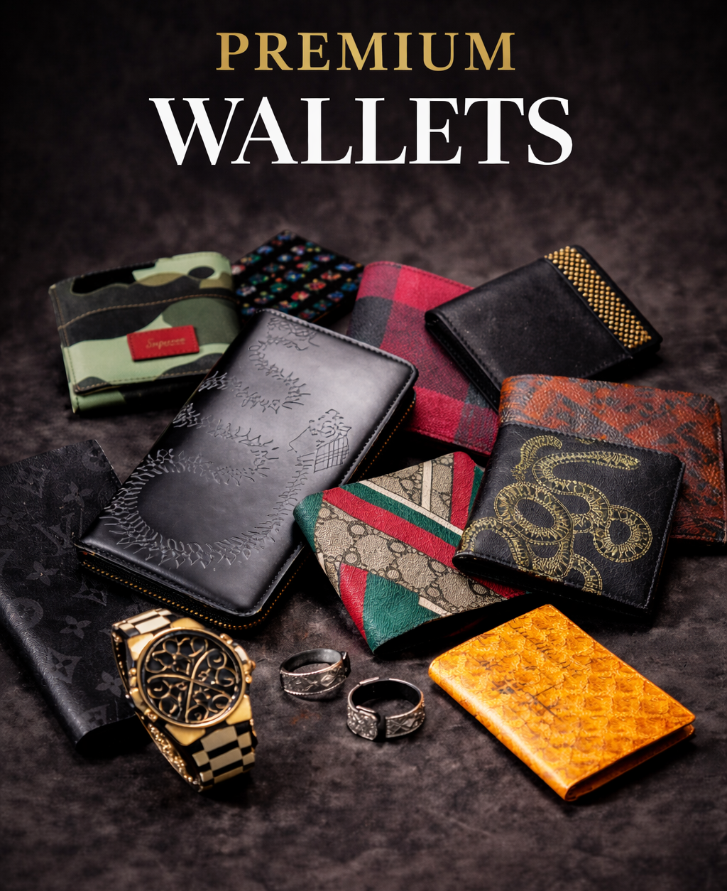 LUXURY LEATHER WALLET'S