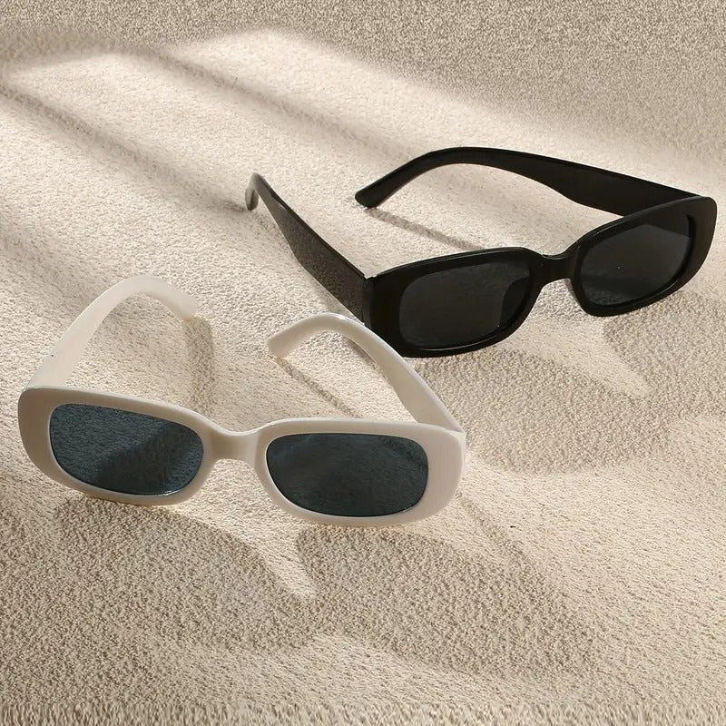 2PCS SMALL SQUARE FASHION GLASSES FOR WOMEN & MEN
