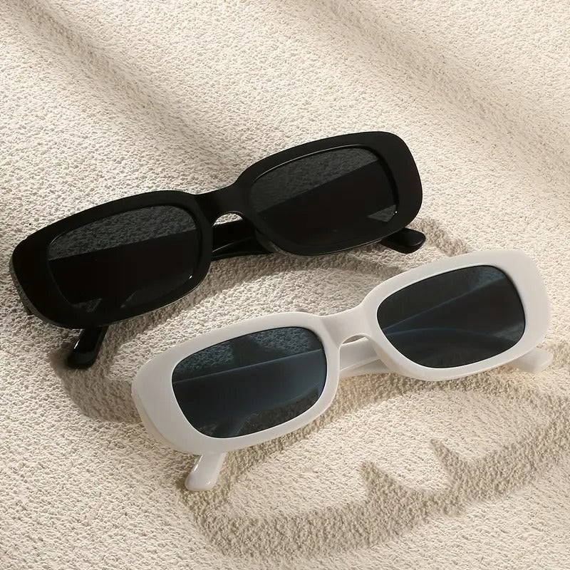 2PCS SMALL SQUARE FASHION GLASSES FOR WOMEN & MEN