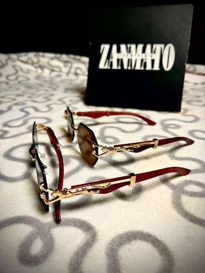 CUT WOOD LEOPARD (DEAL) SUNGLASSES