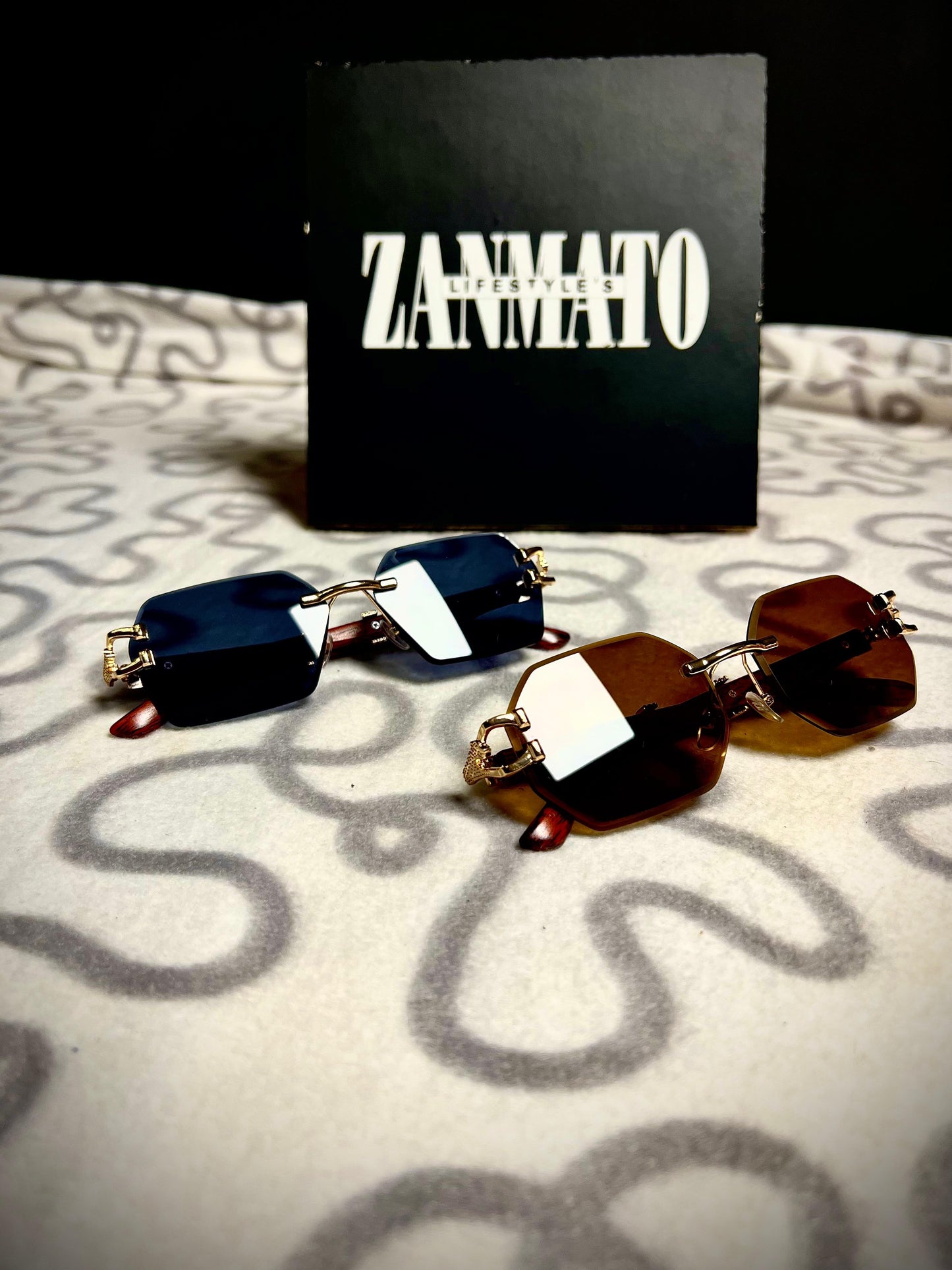 CUT WOOD LEOPARD (DEAL) SUNGLASSES