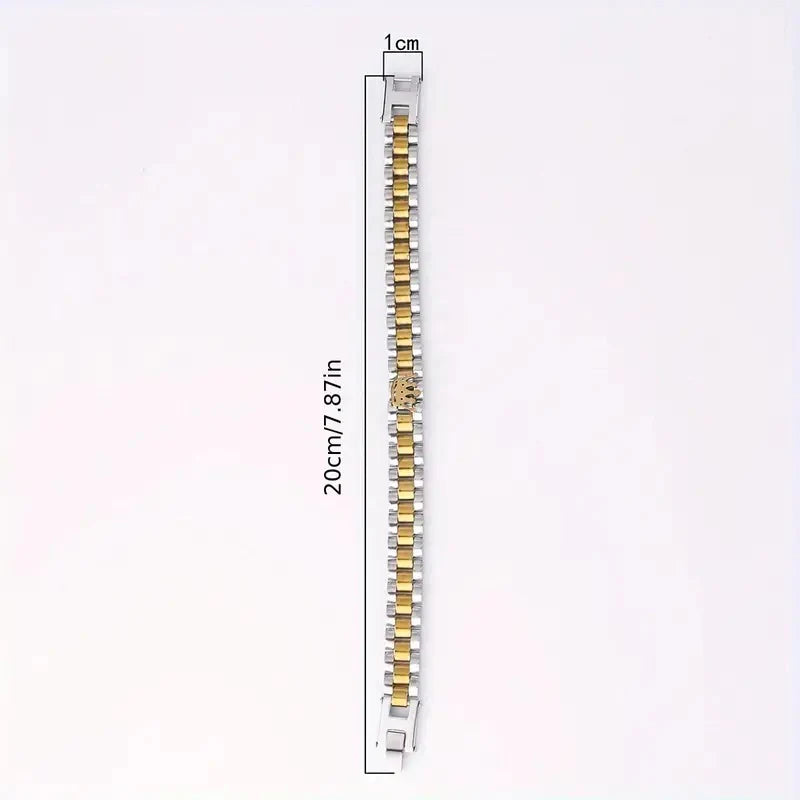 Crown 304 Stainless Steel bracelet  650