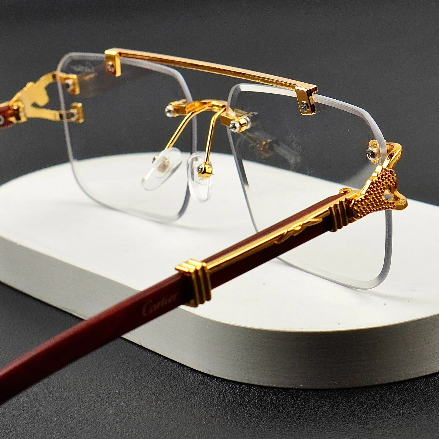 Solar Cheeta Glasses Black Transition