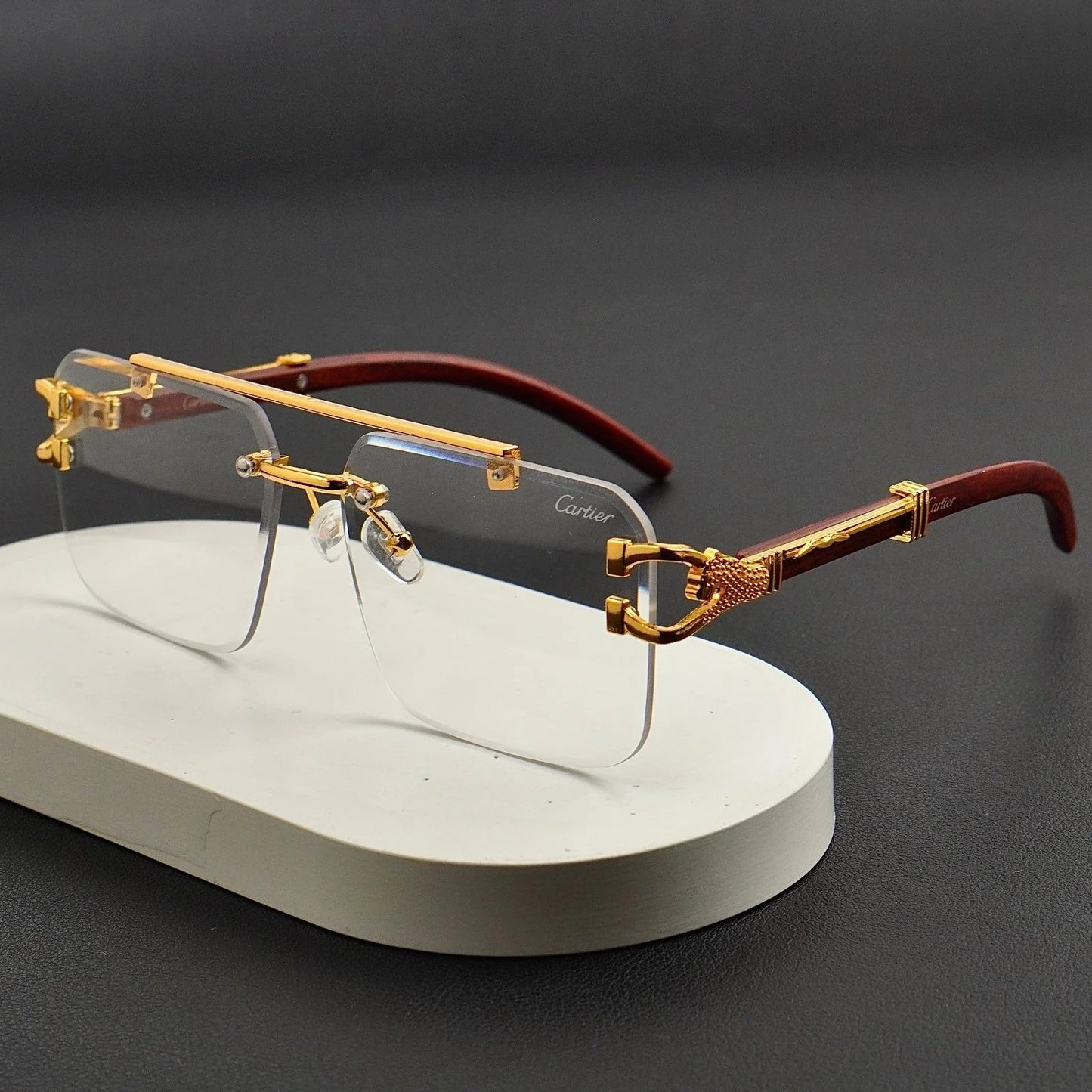 Luxury UV Leopard Photosun Pattern Glasses