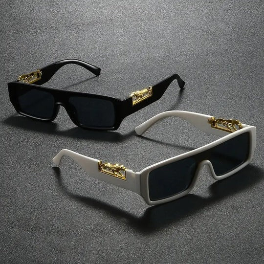 LEOPARD PRINT METAL EYEGLASSES – ZANMATO