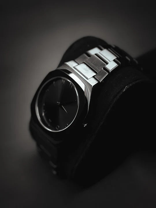 ARABIC BLACK AURA™ – PREMIUM STEEL WATCH 150G