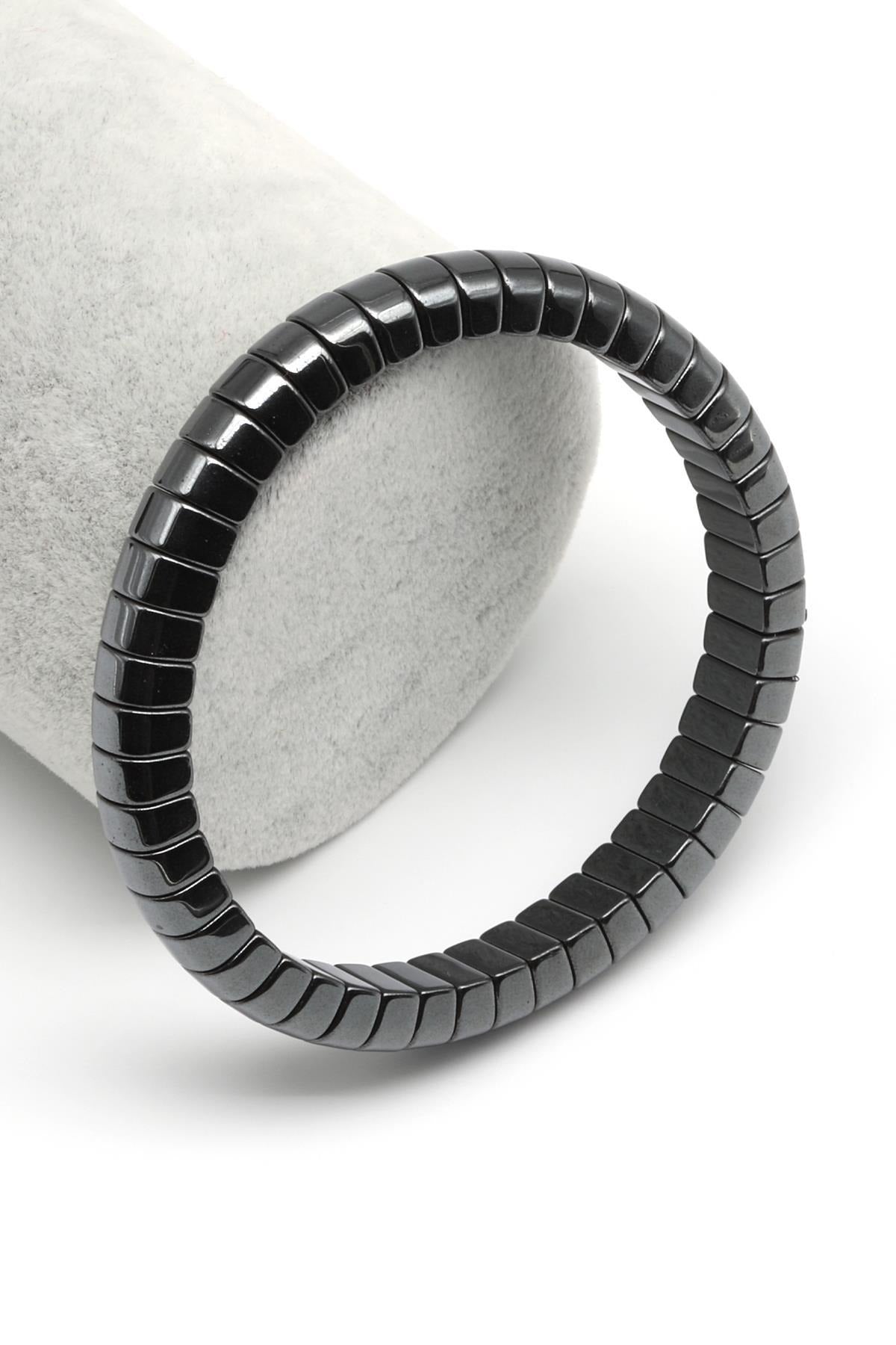 ZANMATO HEMATITE NATURAL STONE MEN’S BRACELET