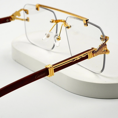 Solar Cheeta Glasses Black Transition