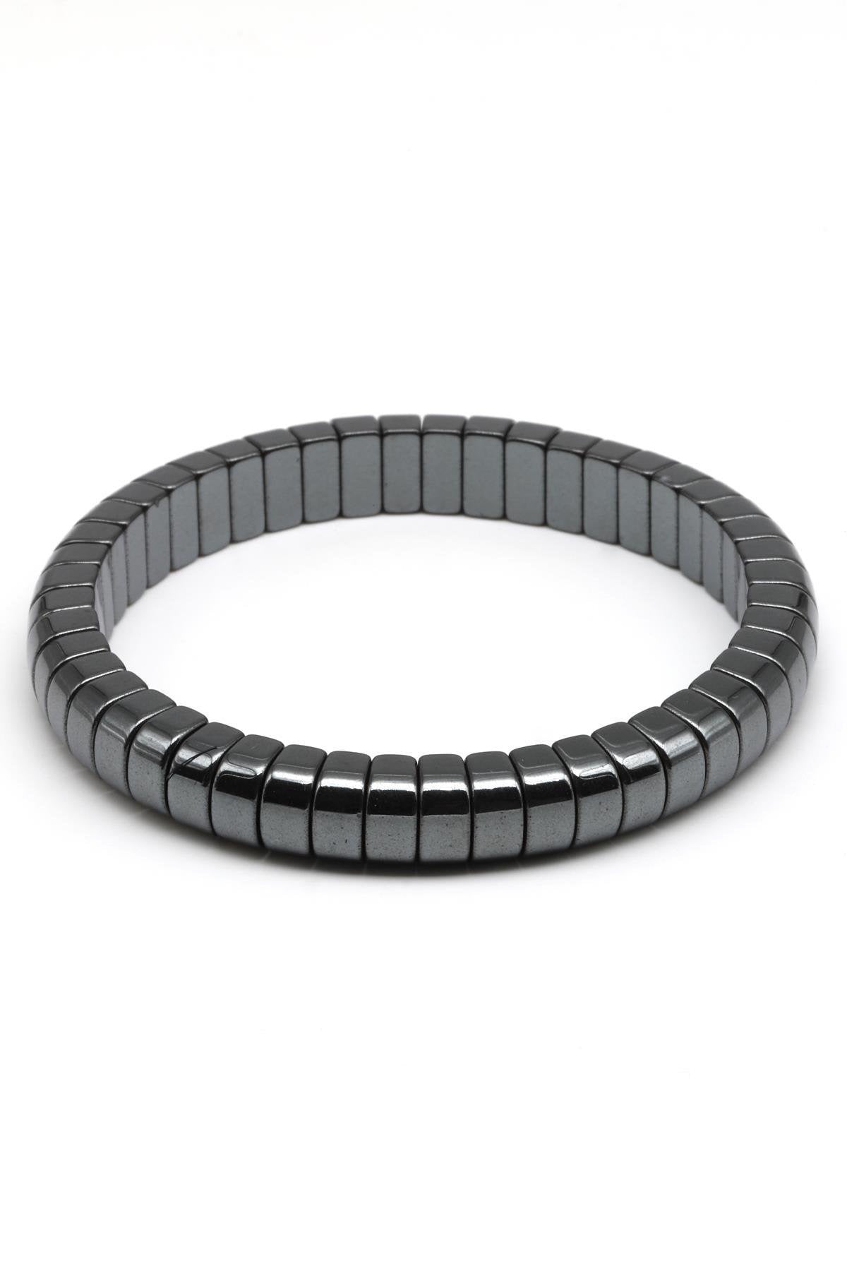 ZANMATO HEMATITE NATURAL STONE MEN’S BRACELET