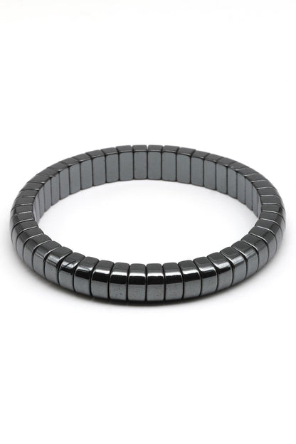 ZANMATO HEMATITE NATURAL STONE MEN’S BRACELET