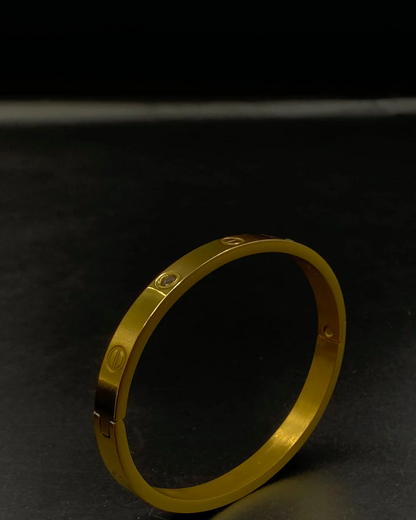 Luxury Cartier-Style Cuff Bracelet | Minimalist Elegant Designer Cuff for Men & Women